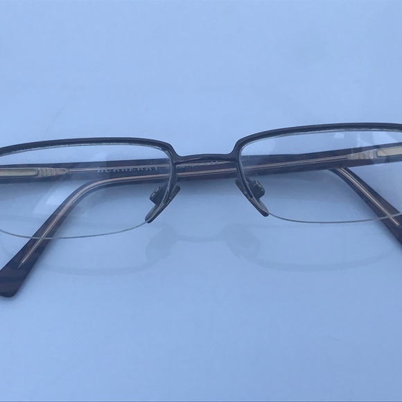 Burberry Eyeglass Frame Plastic Frame 52 10 Italy - Picture 2 of 8